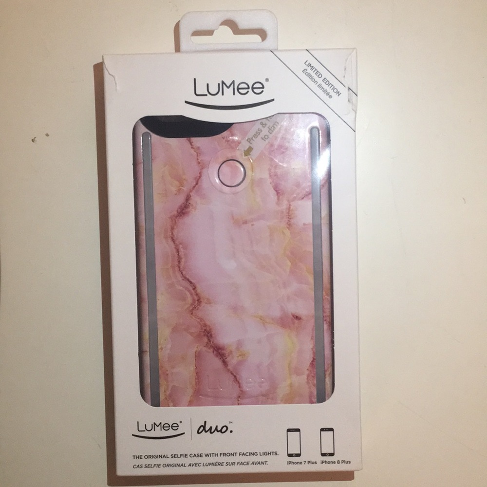 LUMEE DUO MARBLE in pink quartz
